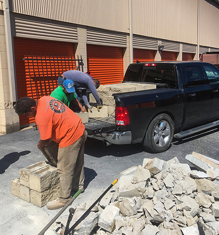 Lombard Exteriors employees at work